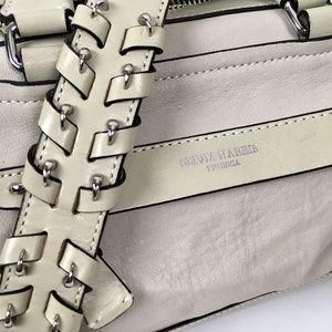 Olivia Harris Small Izzy Satchel with Fang Details